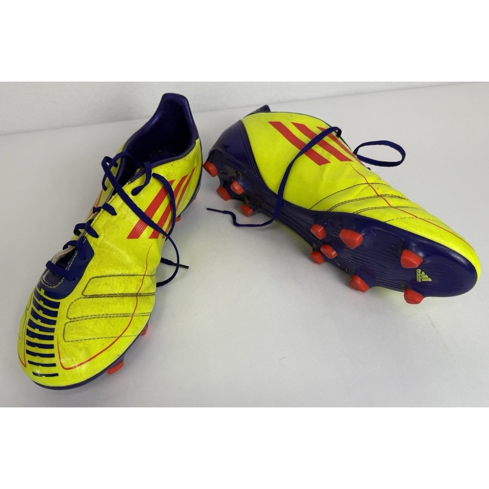 Adidas F50 F10 Traxion FG Football Soccer Cleats Yellow G40258 Mens Size US 12 - Picture 7 of 8